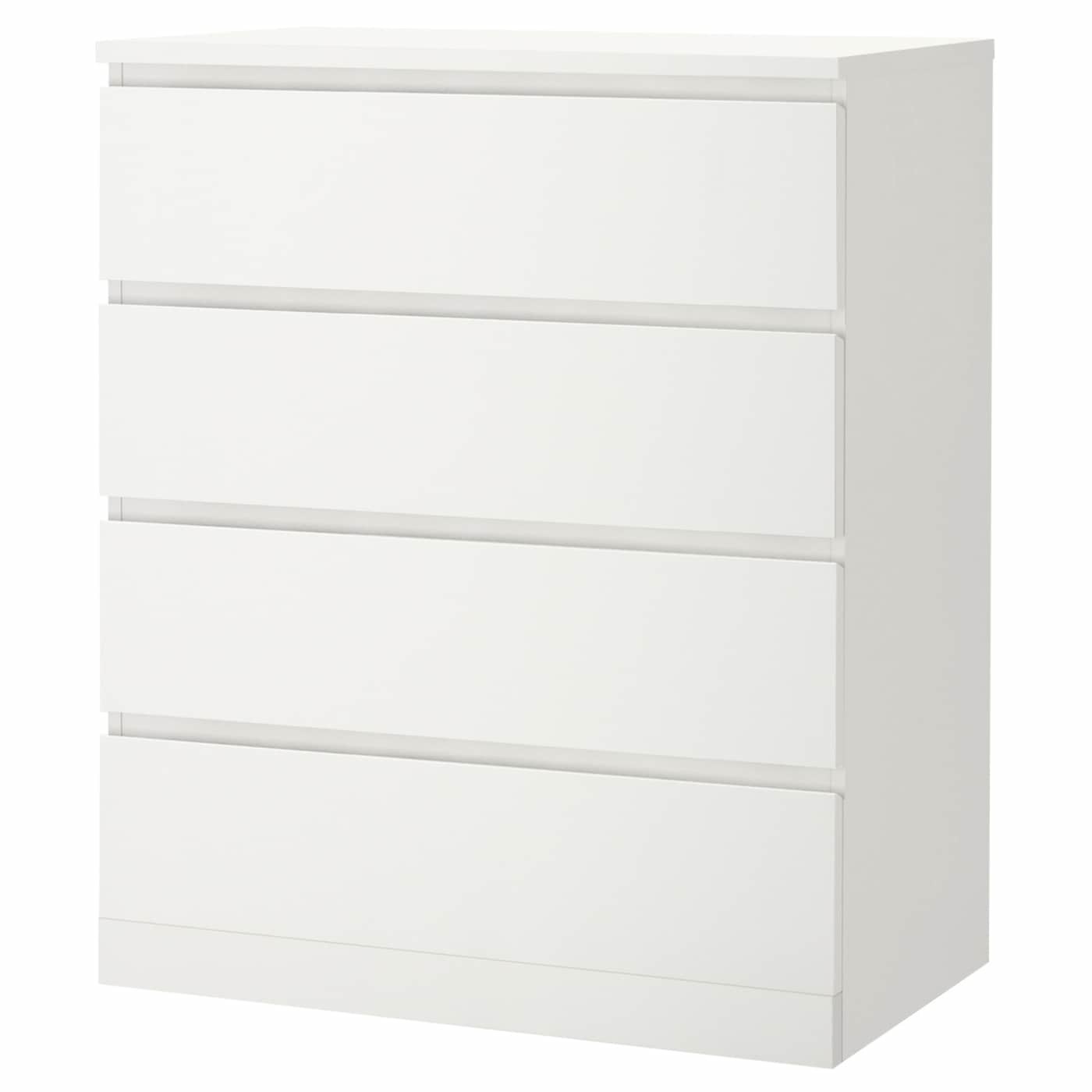 Moda MALM Cómoda c/4 gavetas - branco - IKEA