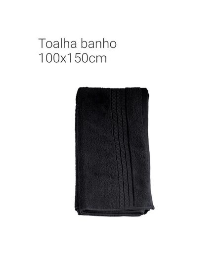 Toalha de Banho Preta