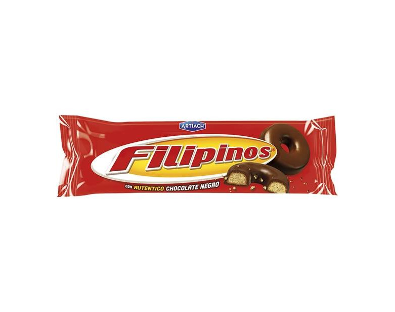 Product Bolacha Coberta Artiach Filipinos Choc Preto 135 G