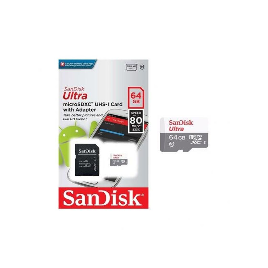 Product Cartão Micro SD Sandisk 64GB

