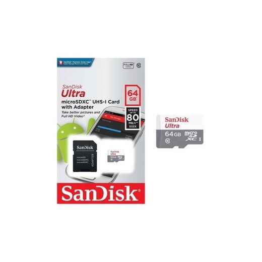 Cartão Micro SD Sandisk 64GB

