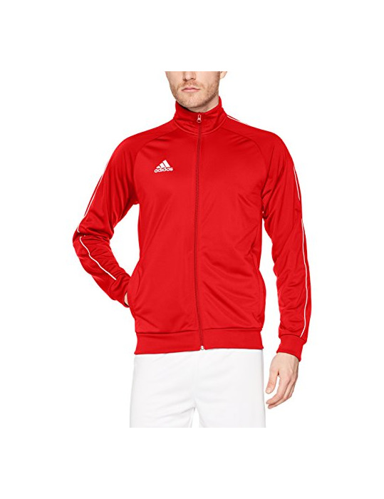 Social adidas Core18 PES Jkt Chaqueta, Hombre, Rojo