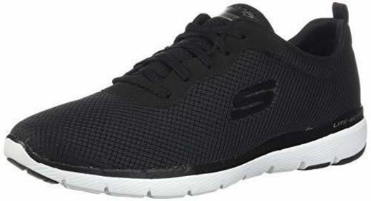 Skechers Burns 52635-bbk, Zapatillas para Hombre, Negro