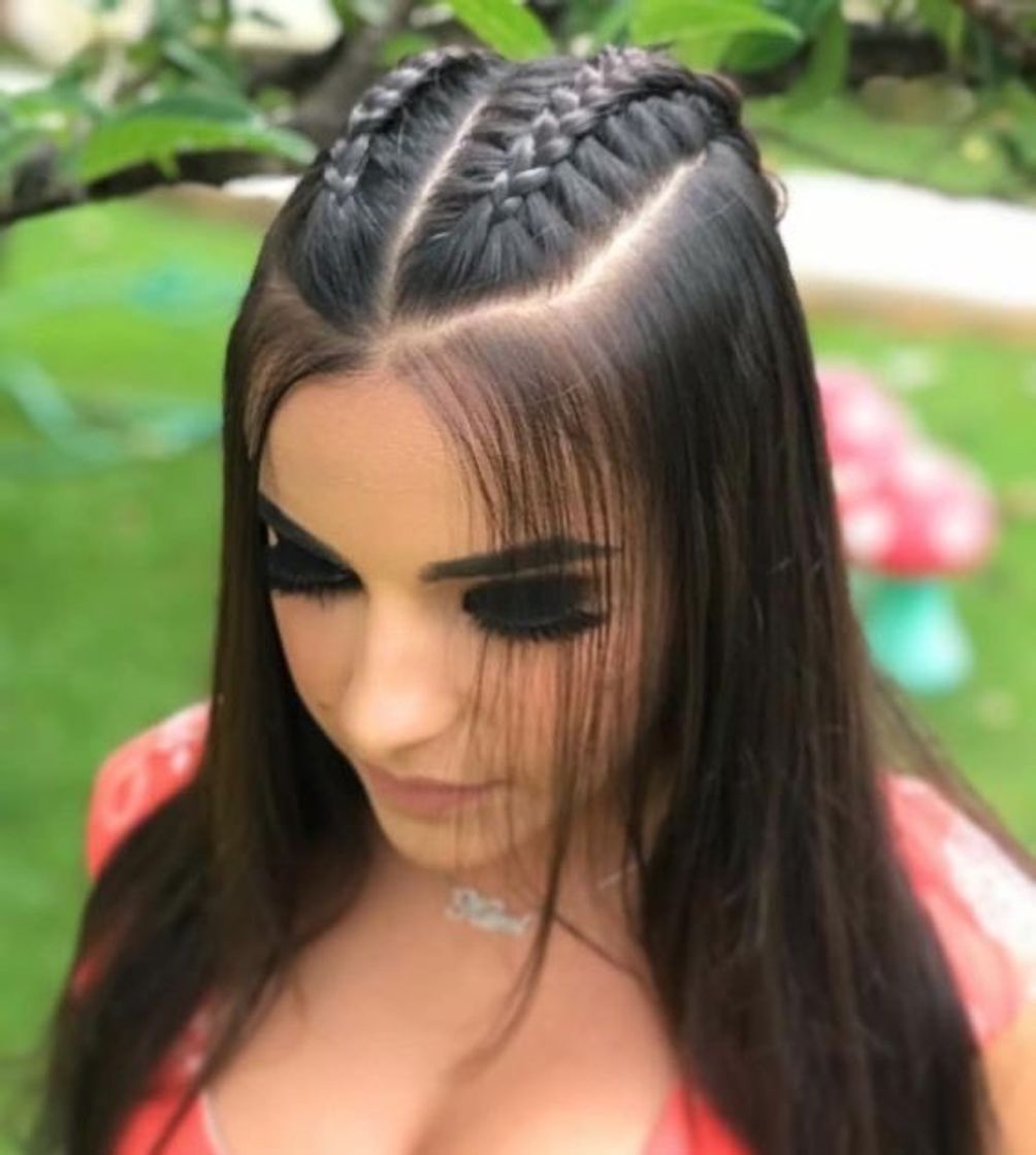 Moda Penteado com trança 