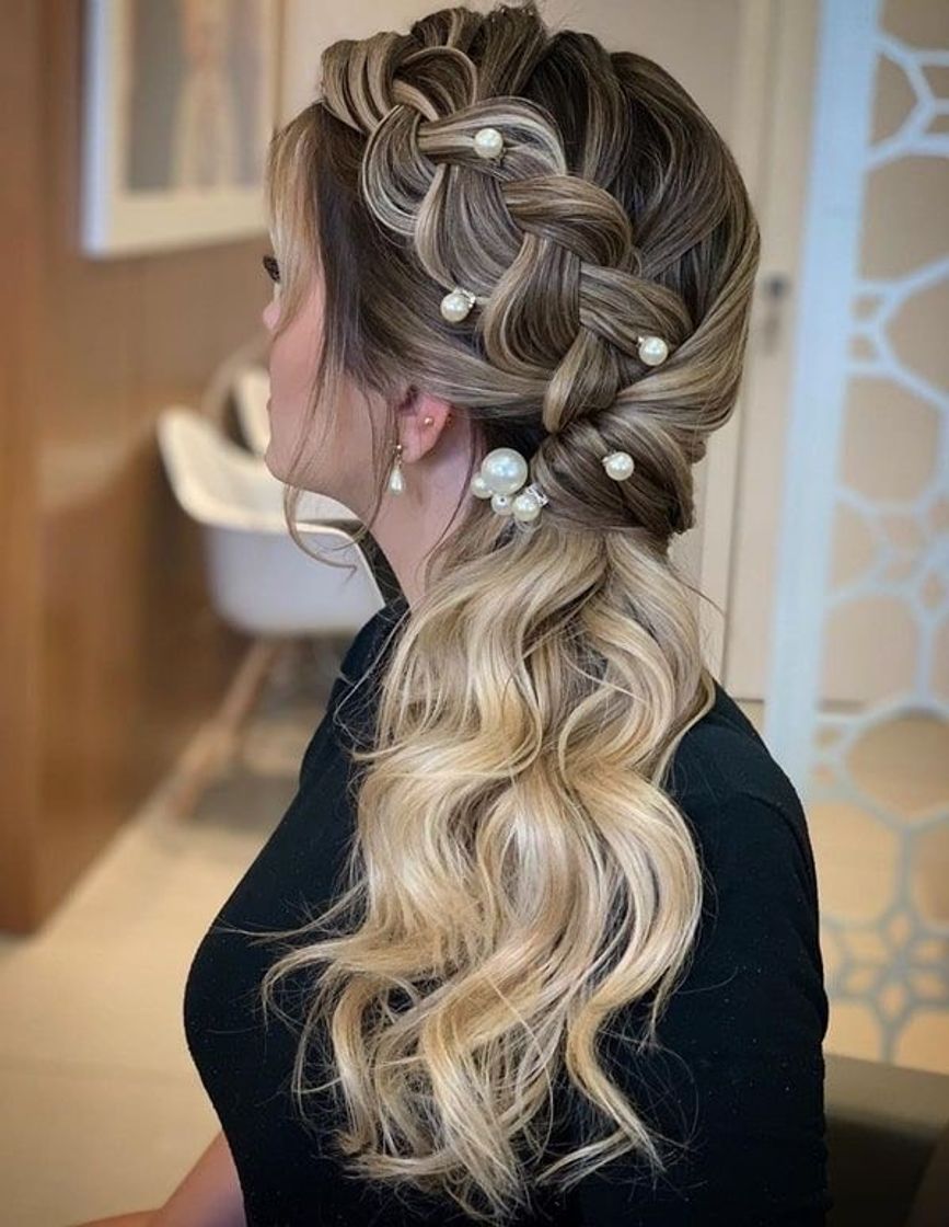 Fashion Penteado com trança 