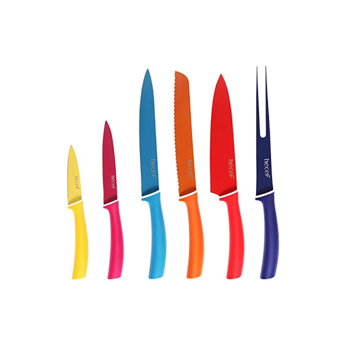 Social hecef Juego de Cuchillos de Colores para la Cocina - los Cuchillos