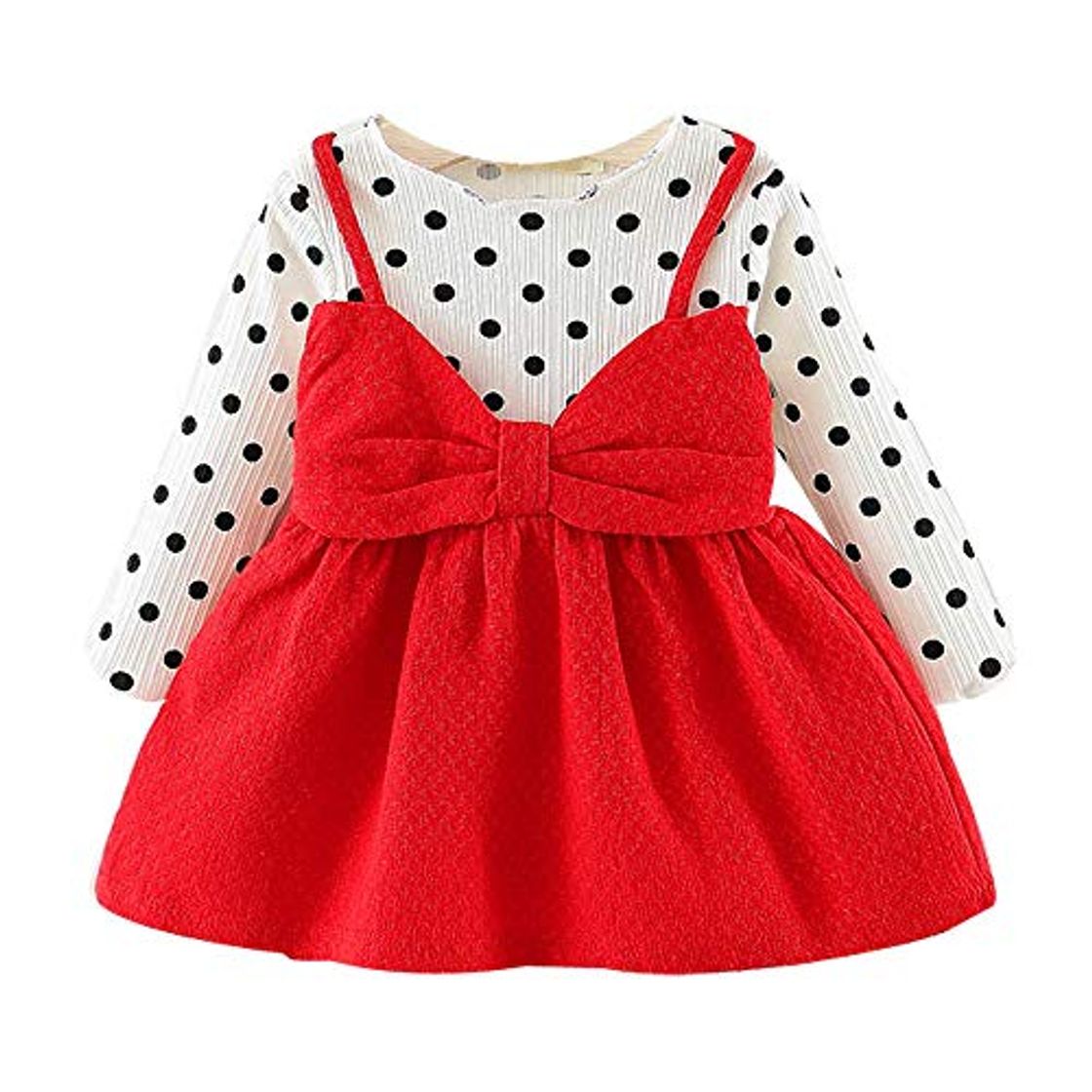 Social LANSKIRT Ropa de Recién Nacido Infantil bebé niñas Vestido Estampado de Flores