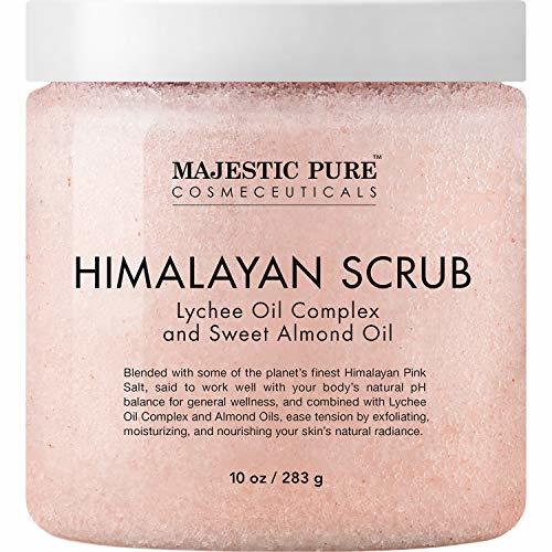 Social Majestic Pure Himalayan Salt Body Scrub with Lychee Essential Oil