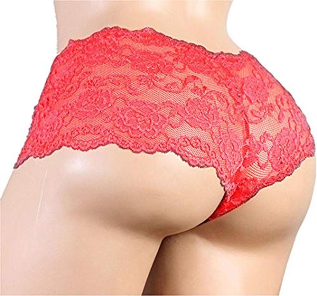 Social AQUALITYS Mens Lace Sissy Underwear Boxers Cuecas Bragas Finas Calzoncillos cómodos para