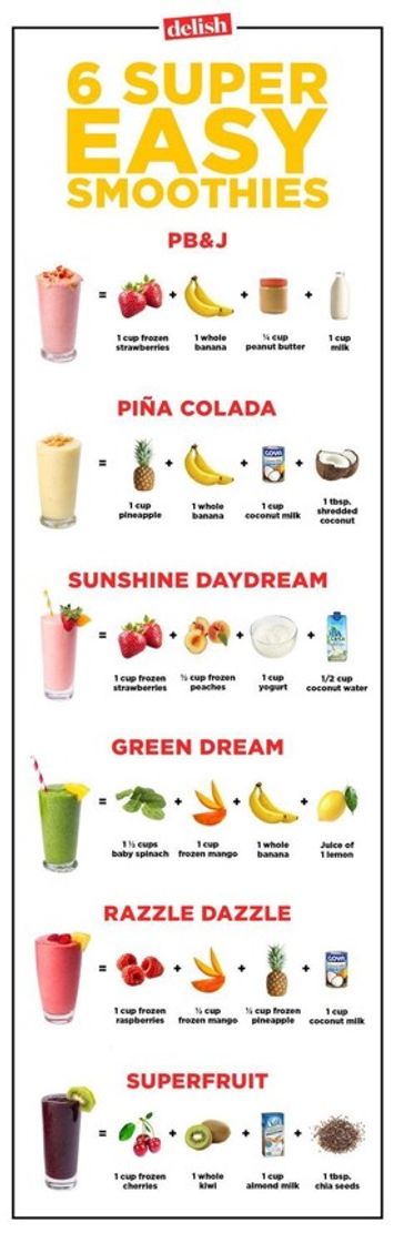 Moda 6 smoothies! 