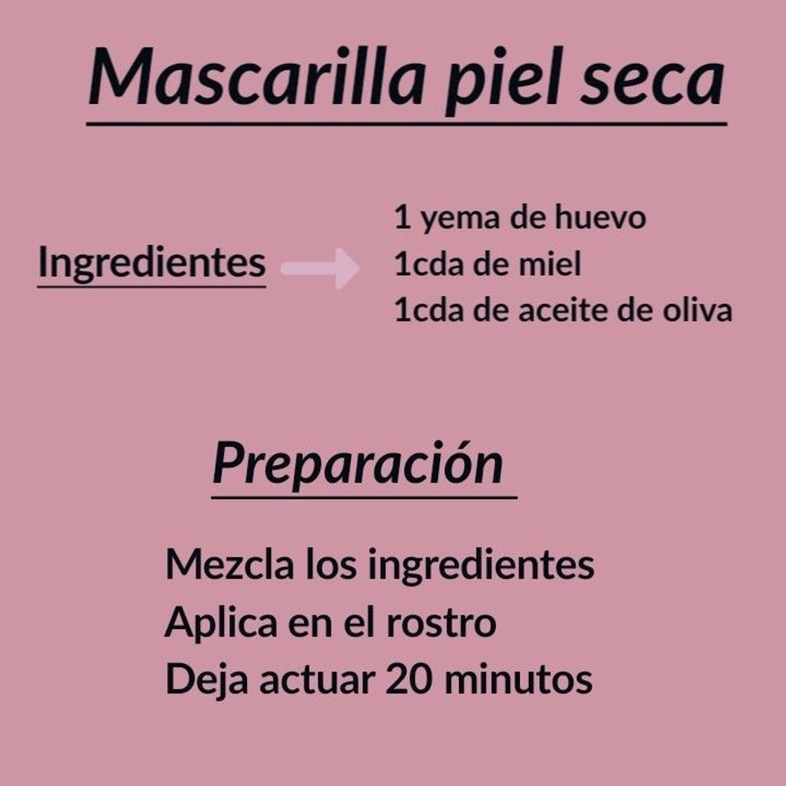 Fashion Mascarilla piel seca