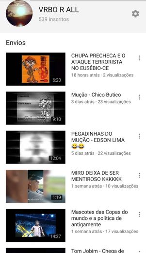 Canal YouTube 