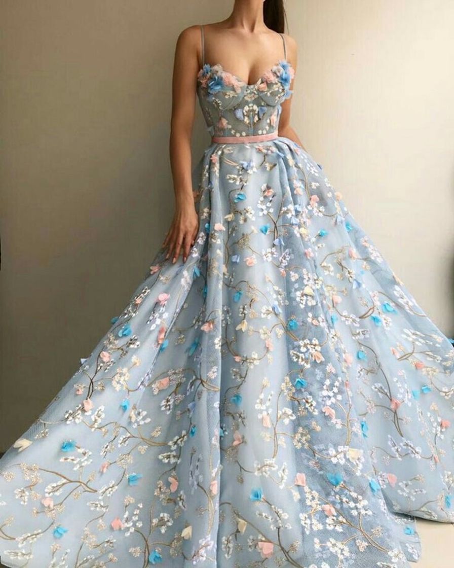 Moda Vestido azul 