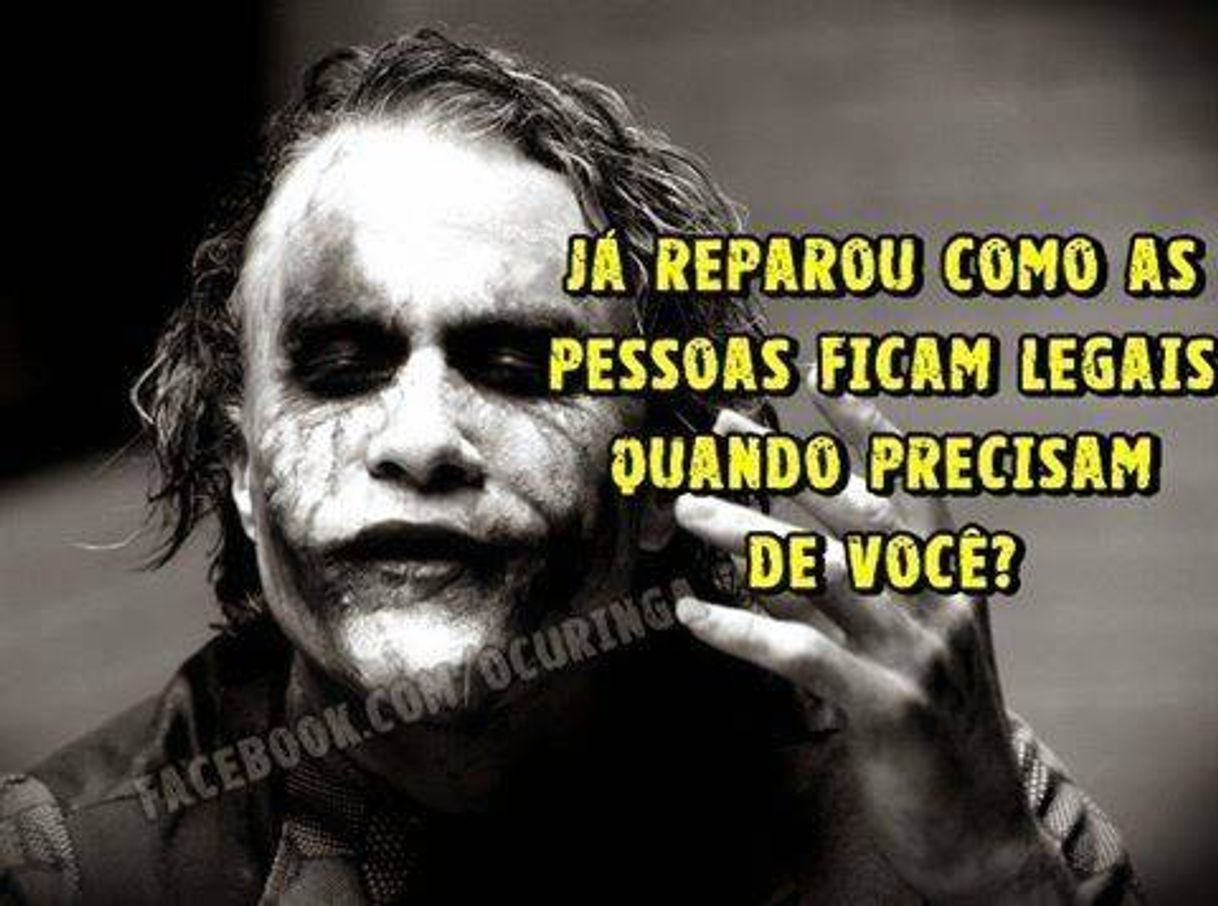 Fashion Frases do coringa 