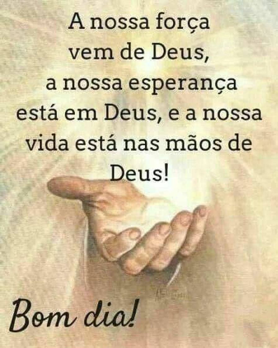Social Bom dia... A nossa força vem de Deus