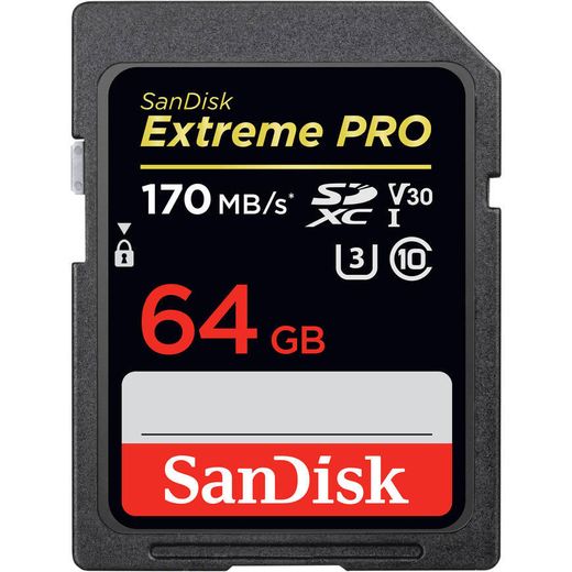 SanDisk Extreme PRO - Tarjeta de Memoria SDXC de 64 GB