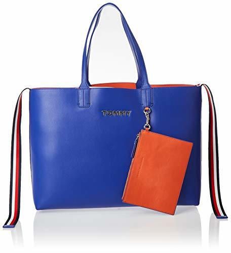 Tommy Hilfiger - Iconic Tote, Bolsos totes Mujer, Azul