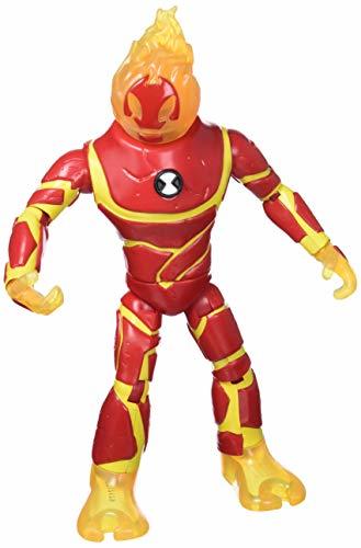 Social Ben 10- Figuras Heatblast, Multicolor