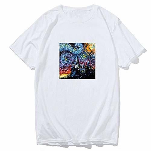 Van Gogh Never Saw Hogwarts Tshirt Aesthetic Clothes Harajuku Fashion Streetwear Short