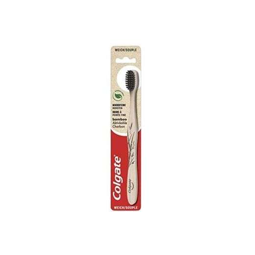 Colgate Bamboo - Cepillo de dientes de carbón activo
