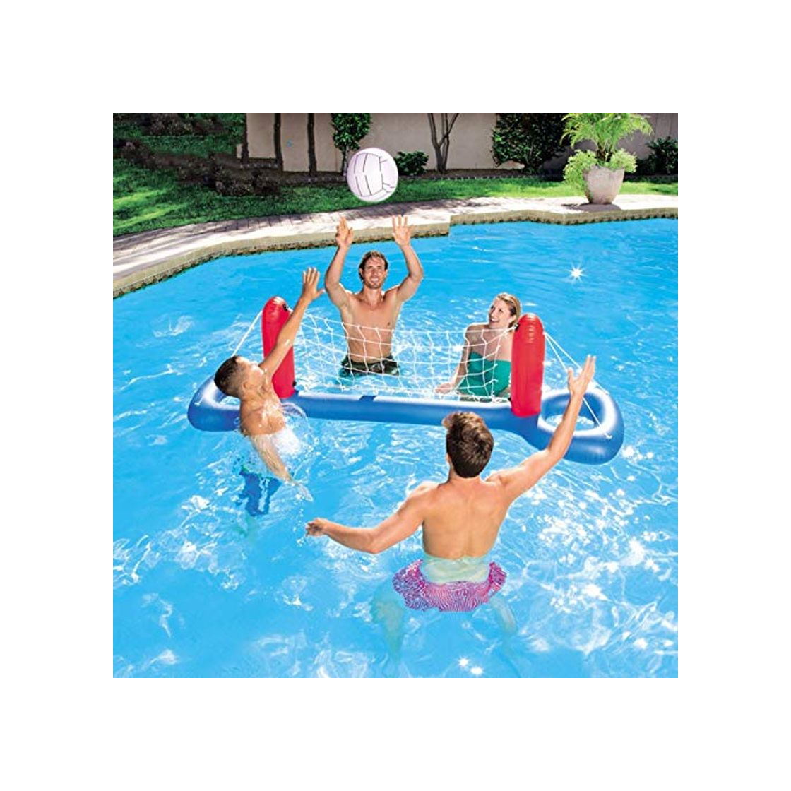 Product HQH Pool Floats Football Volleyball Pool Toys Juegos de Deportes acuáticos Inflable