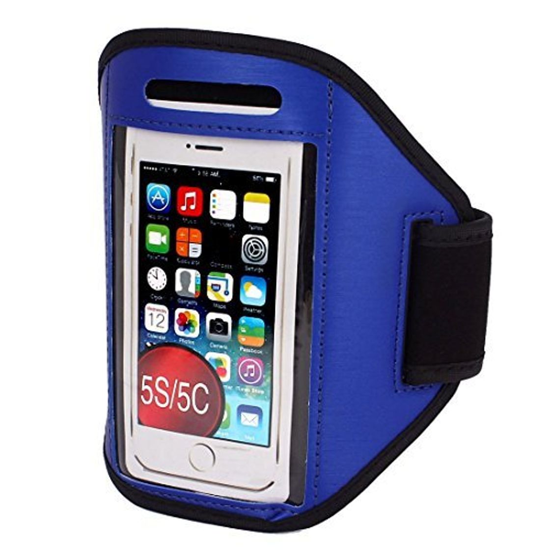 Product DealMux Sports executando Jogging Gym braçadeira Caso Titular Azul para o iPhone 5 5C 5S