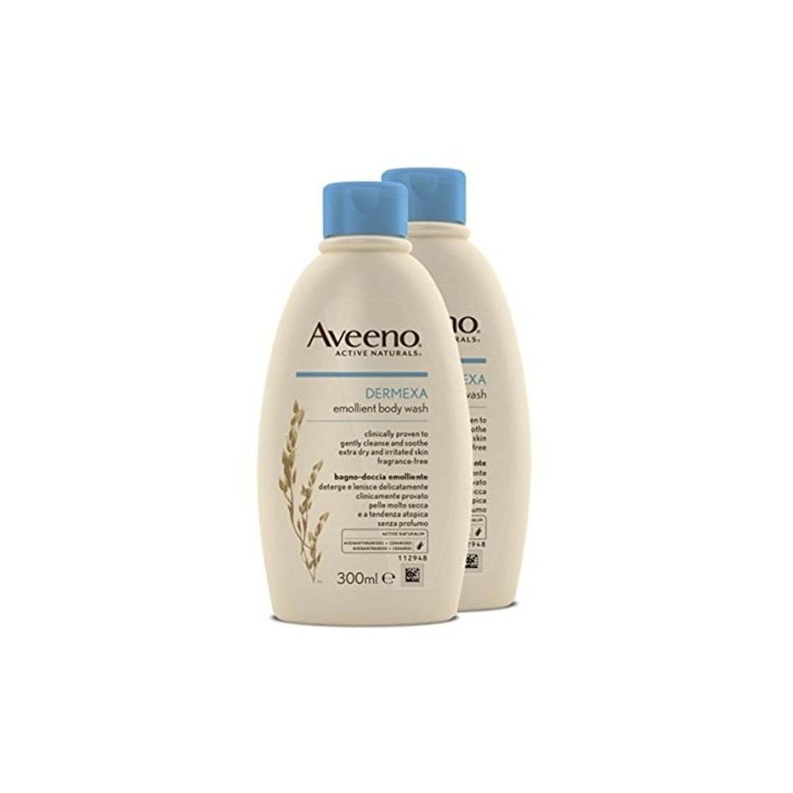 Productos Aveeno Promoção Dermexa Gel Banho Emoliente 300 ml x 2