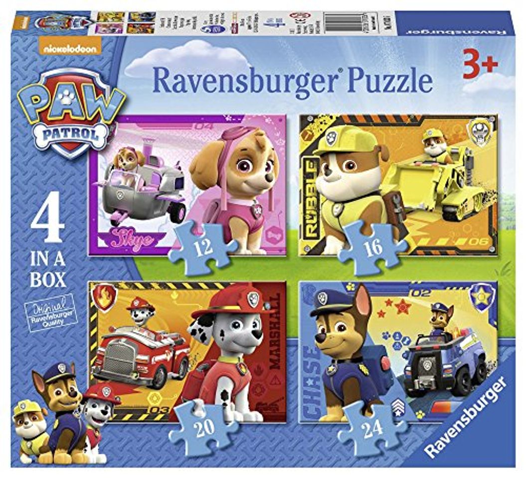 Lugar Ravensburger - Puzzle 4 in 1, PPL Paw Patrol