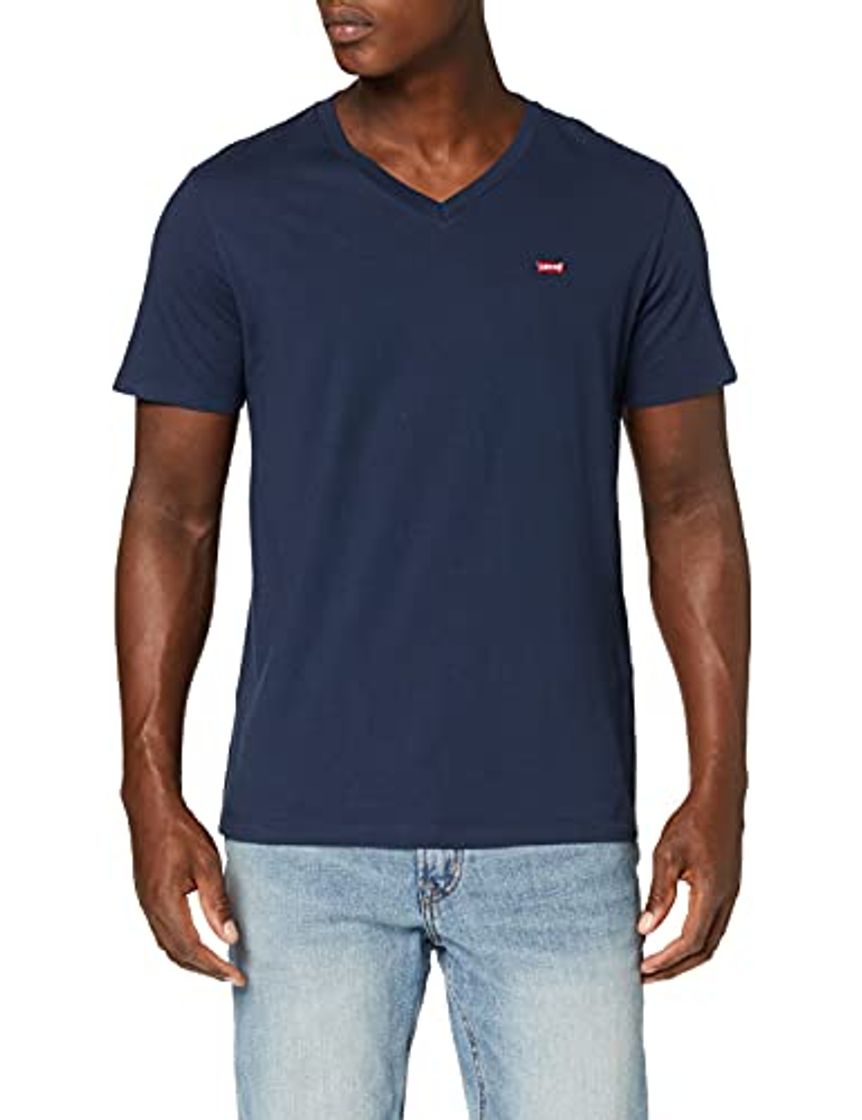 Moda Levi's Orig Hm Vneck Camiseta, Blue