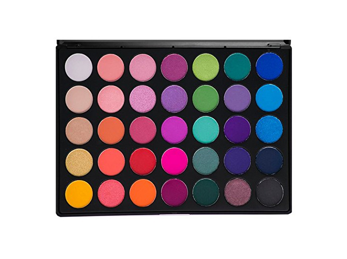 Social Morphe Pro 35 Color Eyeshadow Makeup Palette - GLAM