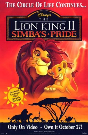 The Lion King II: Simba's Pride (Video 1998)