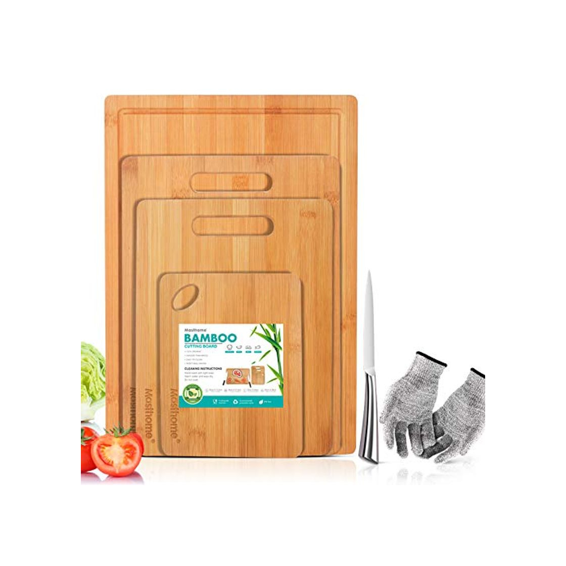 Producto Masthome Tabla de Cortar de Bambú