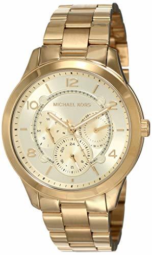 Social Michael Kors Reloj Analógico para Mujer de Cuarzo con Correa en Acero