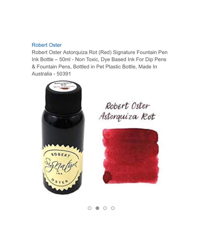 Product Tinta Astorquiza Rot de Robert Oster 