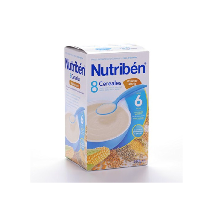 Producto NUTRIBEN PAP 8 CEREALS MARIA BISCUITS 600G by Nutriben