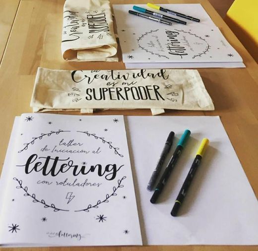 Lugares Lettering, plantillas para practicar y talleres online