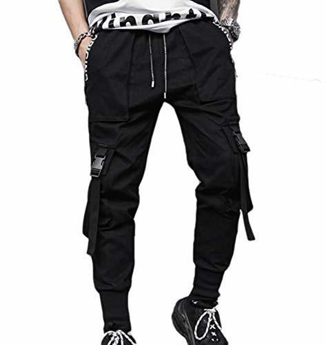 Pantalones De Hombre Hiphop Street Hip Hop Style Pantalones Casuales Jogger Cargo