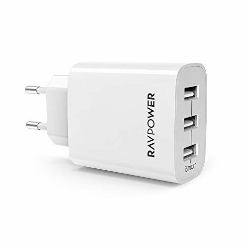 Electronic RAVPower Cargador Móvil con 3 Puertos USB