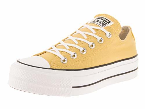 Fashion CTAS Lift OX Butter Plataforma Lona Amarilla - Color - Amarillo