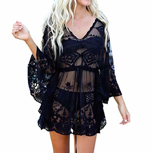 Producto Cover Up Bikini Mujer 2019 Nuevo SHOBDW Pareos Sexy Cardigans Mujer Transparentes