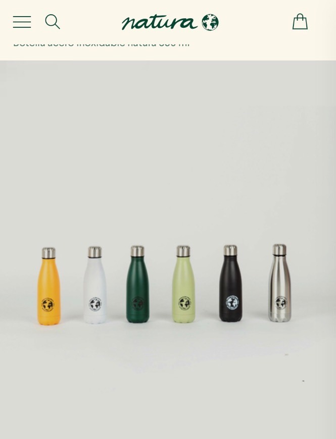 Botella acero inoxidable 