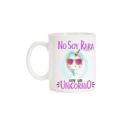 Taza No Soy RARA Soy un Unicornio