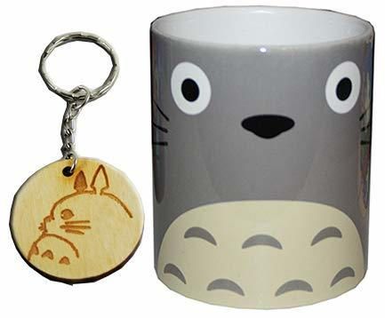 Taza y llavero Totoro cara