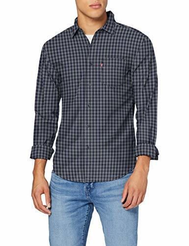 Levi's Sunset 1 Pkt Slim Camisa, Azul