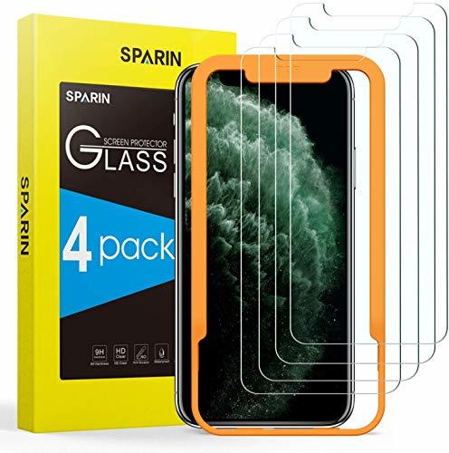 Product SPARIN [4-Pack] Protector Pantalla iPhone 11 Pro/XS/X