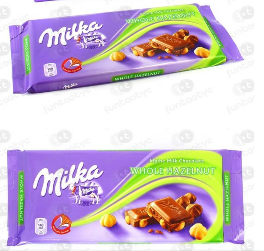 Fashion Milka com avelã 