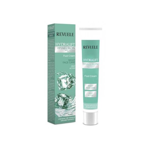 Crema facial de noche con ácido hialurónico