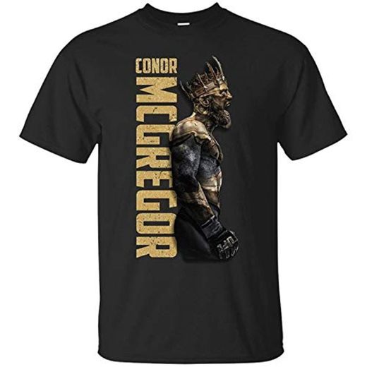 2018 Men Loose T Shirt Conor Mcgregor The King of MMA T Shirt Men Fashion T Shirt Funny T Shirt