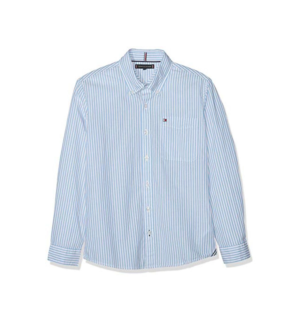 Producto Tommy Hilfiger Essential Stripe Shirt L/s Camisa, Azul