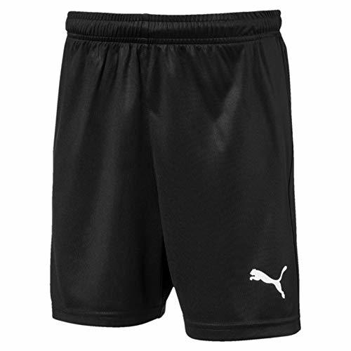 Social PUMA Liga Shorts Core Jr Pantalones Cortos de Fútbol, Unisex Niños, Negro